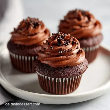 Weihnachts-Cupcake mit Schokolade: 38 Min. Total Rezeptkarte