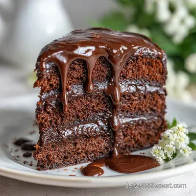 Schokoladenkuchen: Geburtstagskuchen Einfach Rezeptkarte