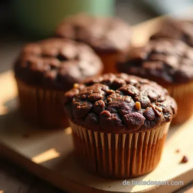 Saftige Schoko Muffins Rezepte Einfach Gl&uuml;cklich Backen Rezeptkarte