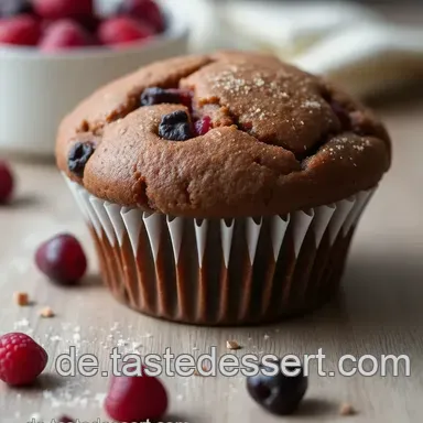 Saftige Muffin Kirsch Schoko &ndash; Die perfekte Kombination aus Schokolade und Kirschen Rezeptkarte