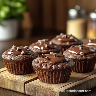 Super Saftige SchokoMuffins einfach und SchokoTr&auml;umchen Rezeptkarte
