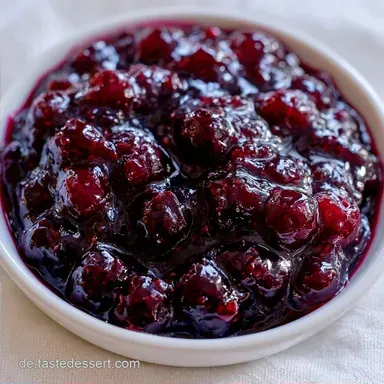 Schwarze Johannisbeermarmelade in 35 Min
