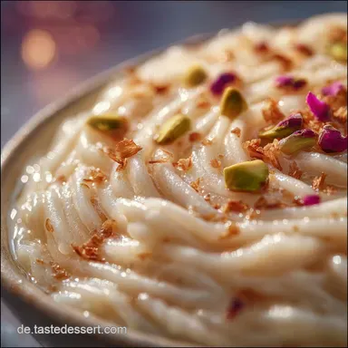 Seviyan Fadennudeln Das samtige KheerRezept f&uuml;r cremigen Genuss Rezeptkarte