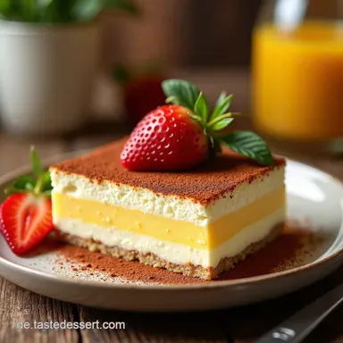 Solero Tiramisu Einfach lecker SommerDessert ohne Backen Rezeptkarte
