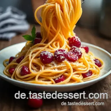 Spaghetti Maschine Eis: Mein Lieblingsrezept für köstliches Spaghetti-Eis zu Hause Rezeptkarte