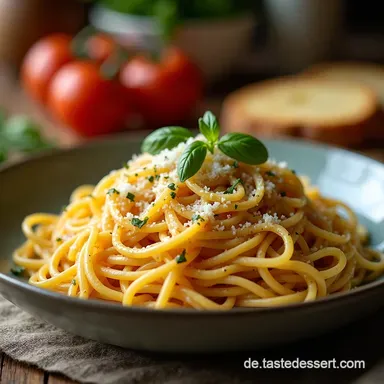 Spaghettikrbis mit Parmesan I Spaghettikrbis Mein einfaches OfenRezept f&uuml;r LowCarb Pasta Rezeptkarte