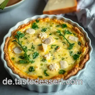 Frühlingshafte Spargelquiche mit Ziegenkäse – Einfach und Lecker Rezeptkarte