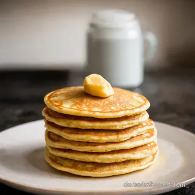 Vegane Pancakes Super Fluffig Lecker wie vom B&auml;cker Rezeptkarte