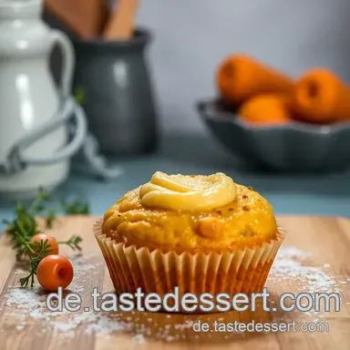 Saftige Karotten-Cupcakes: Omas Geheimrezept verfeinert! Rezeptkarte