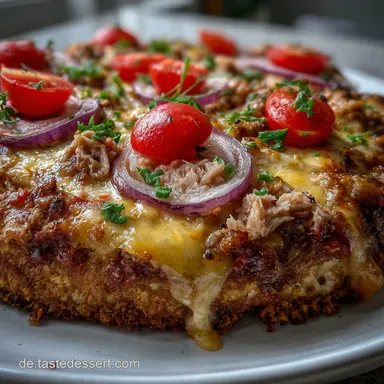 Pizzateig Aus Thunfisch Und Mit 65: Knusprig & Proteinreich Rezeptkarte