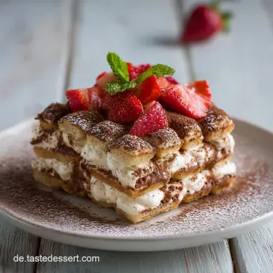 Tiramisu aus Reiswaffeln: Blitzschnelles No-Bake Rezept