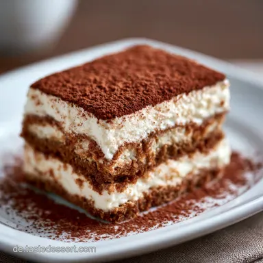 Tiramisu Kinderrezept f&uuml;r 6 Personen Rezeptkarte