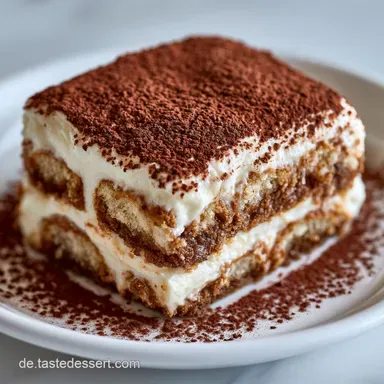 Tiramisu mit Mascarpone Rezeptkarte
