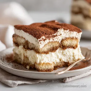 Tiramisu Rezept ohne Ei: Cremig und Italienisch f&uuml;r 8 Portionen Rezeptkarte