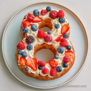 Nummernkuchen Vanille Beeren (16 St&uuml;ck)