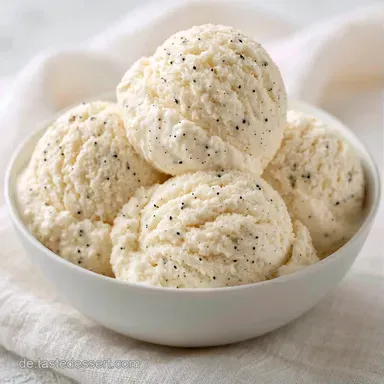 Vanille-Joghurt-Eis f&uuml;r Kompressor Eismaschine Rezeptkarte