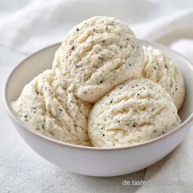 Vanille-Joghurt-Eis f&uuml;r Kompressor Eismaschine