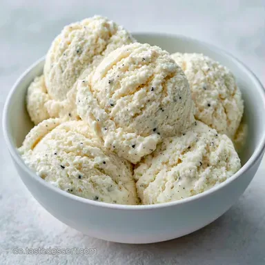 Vanilleeis: Cremig Mit Vanilleschote Rezeptkarte