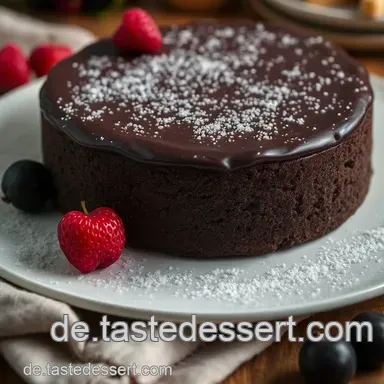 Einfach köstliche vegane Torte: Himbeer-Schokoladen-Träumchen Rezeptkarte