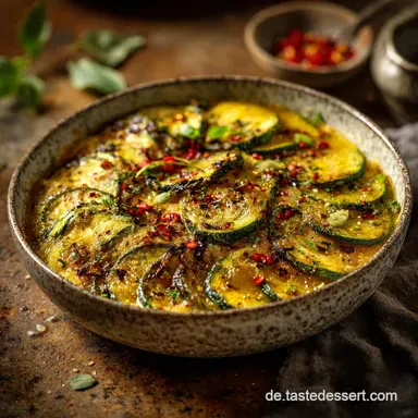Herzhafte Low Carb ZucchiniSchiffchen Veganes Gericht mit SonnenblumenHACK Rezeptkarte