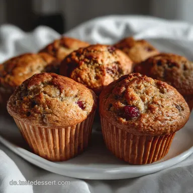Schnelle Vegane Muffins Einfaches Muffinrezept Ohne Ei und Butter Rezeptkarte