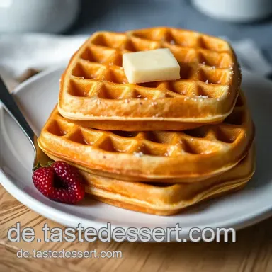 Vegane Waffeln – Knusprig, Süß und Einfach Zubereitet! Rezeptkarte