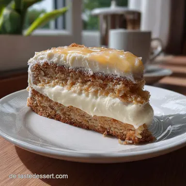 Vegan Bienenstich Cake: Klassiker mit cremiger F&uuml;llung