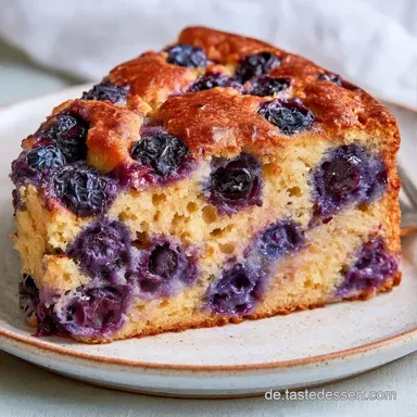 Veganer Blaubeerkuchen mit Sojajoghurt Rezeptkarte