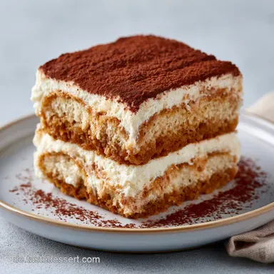Veganes Tiramisu mit Seidentofu Rezeptkarte