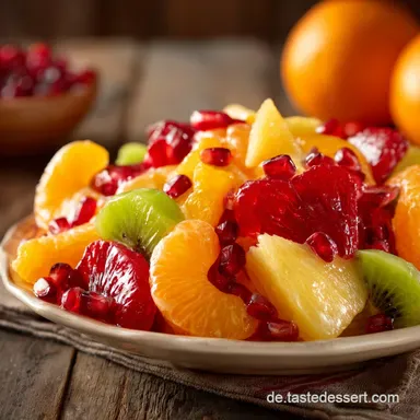 Weihnachtliche Obstplatte in 20 Minuten