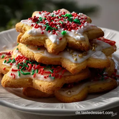 Weihnachtskekse Zum Verschenken Und Dekorieren: Perfekt Haltbar Rezeptkarte