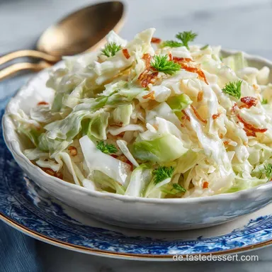 Wei&szlig;krautsalat: Omas Klassiker mit Apfel (Make-Ahead) Rezeptkarte