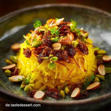 Zarda: Authentisches Indischer S&uuml;&szlig;reis Rezept mit Safran Rezeptkarte