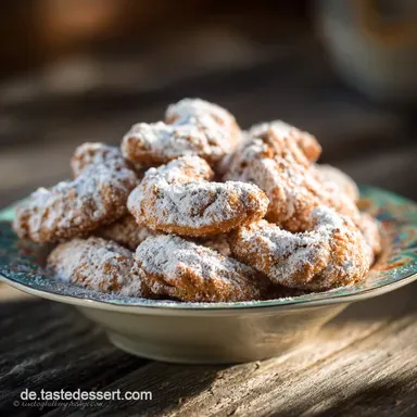 Weihnachtsleckereien: Omas zartschmelzende Haselnuss-Vanillekipferl Rezeptkarte