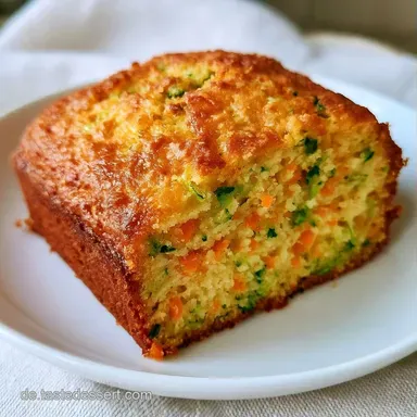 Zucchini-M&ouml;hren-Kuchen mit Honig Rezeptkarte