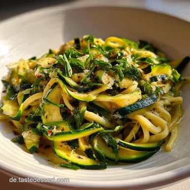Zucchini-Nudeln Aglio e Olio in 17 Minutes