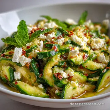 Zucchini Salat: Roh, Knackig und Blitzschnell in 15 Minuten Rezeptkarte