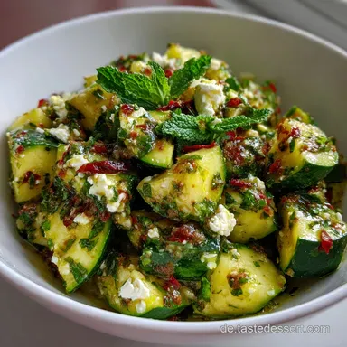 Zucchini Salat: Roh, Knackig und Blitzschnell in 15 Minuten