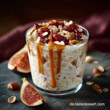 Herbstliche Zwetschgen Overnight Oats: Blitzschneller Traum Rezeptkarte