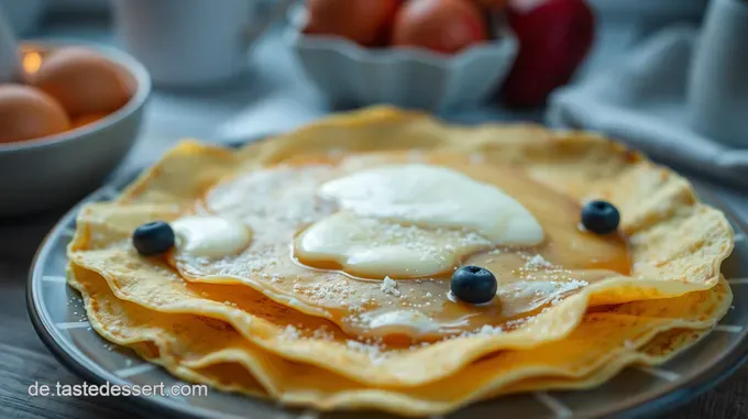 Delikate Crépes: Ein Genuss aus der französischen Küche