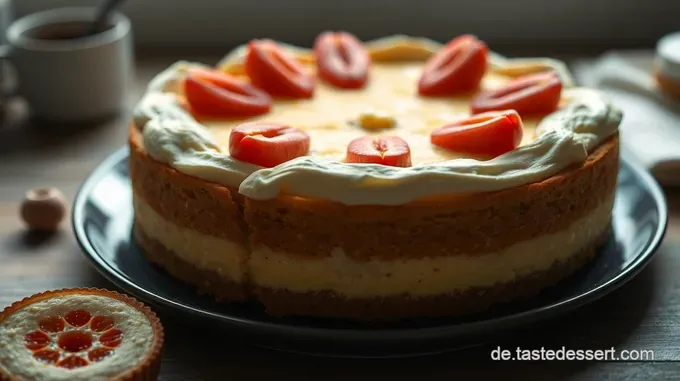Frischkäse Erdbeer Torte – Ein Stück Sommer auf dem Teller