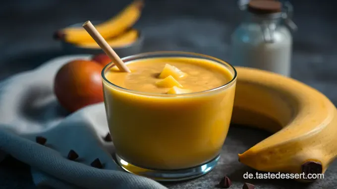 Köstlicher Mango-Bananen-Smoothie