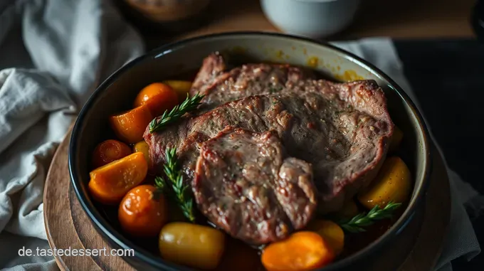 Ofenmeister Klassiker: Saftiger Rinderbraten mit Gemüse