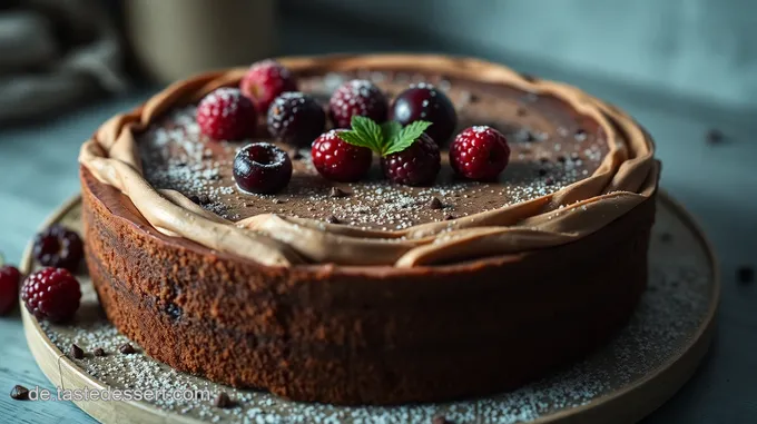 Vegane Himbeer-Schokoladen-Torte