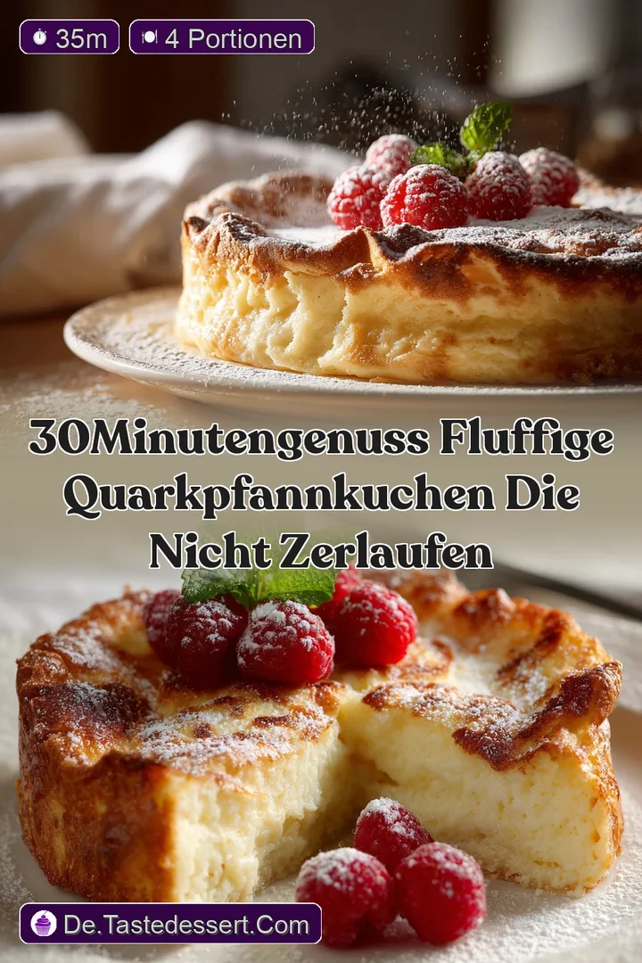 30MinutenGenuss Fluffige Quarkpfannkuchen die nicht zerlaufen