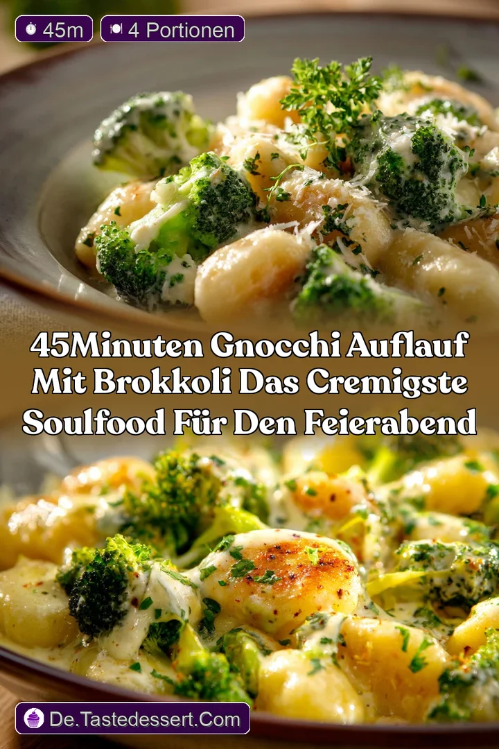 45Minuten Gnocchi Auflauf mit Brokkoli Das cremigste Soulfood f&uuml;r den Feierabend