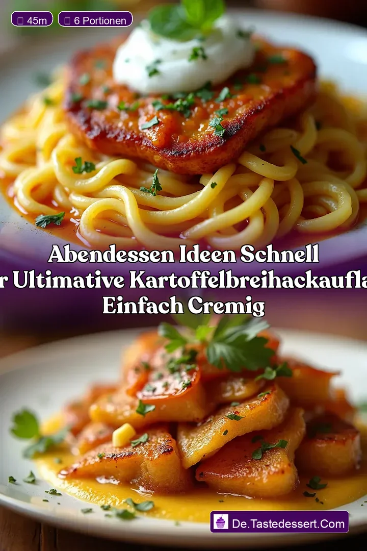 Abendessen Ideen Schnell Der Ultimative KartoffelbreiHackAuflauf Einfach Cremig