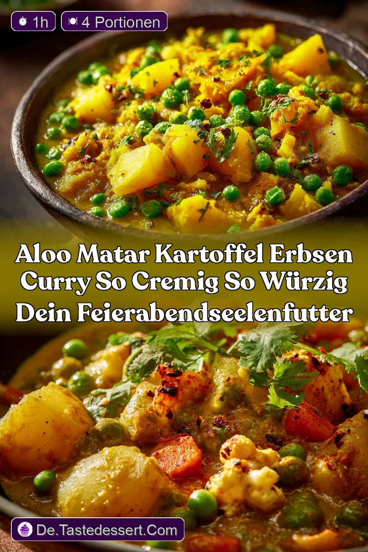 Aloo Matar Kartoffel Erbsen Curry So cremig so w&uuml;rzig Dein FeierabendSeelenfutter