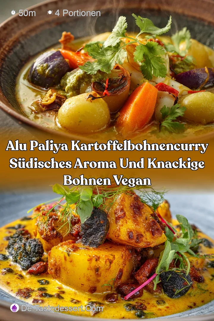Alu Paliya KartoffelBohnenCurry S&uuml;disches Aroma und knackige Bohnen Vegan