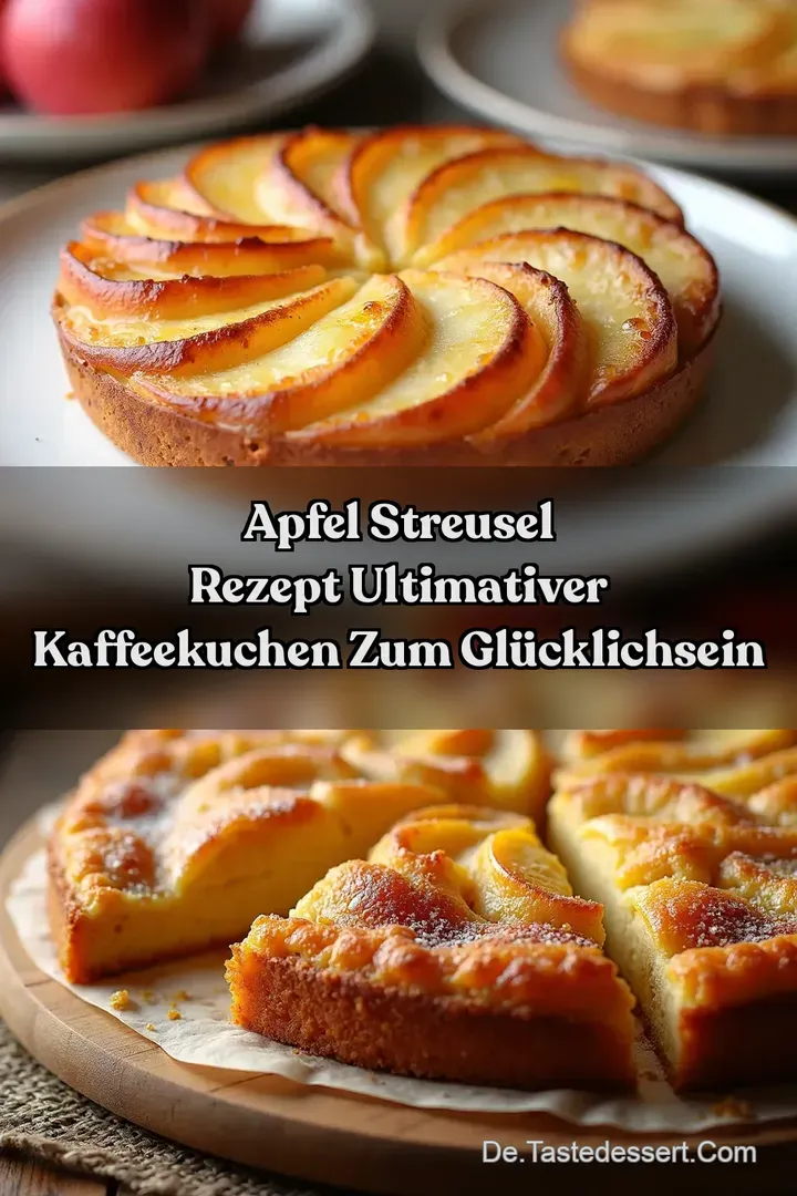 Apfel Streusel Rezept Ultimativer Kaffeekuchen zum Gl&uuml;cklichsein